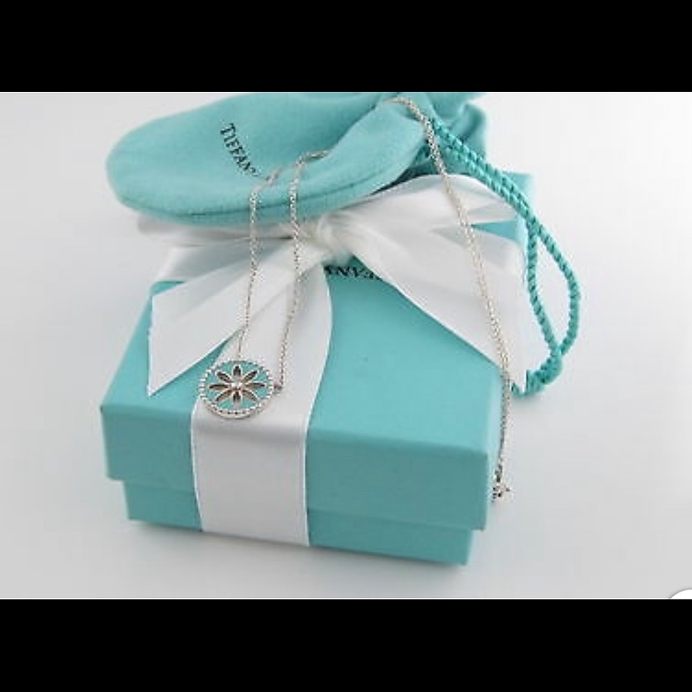 Authentic Tiffany Blue Daisy Necklace